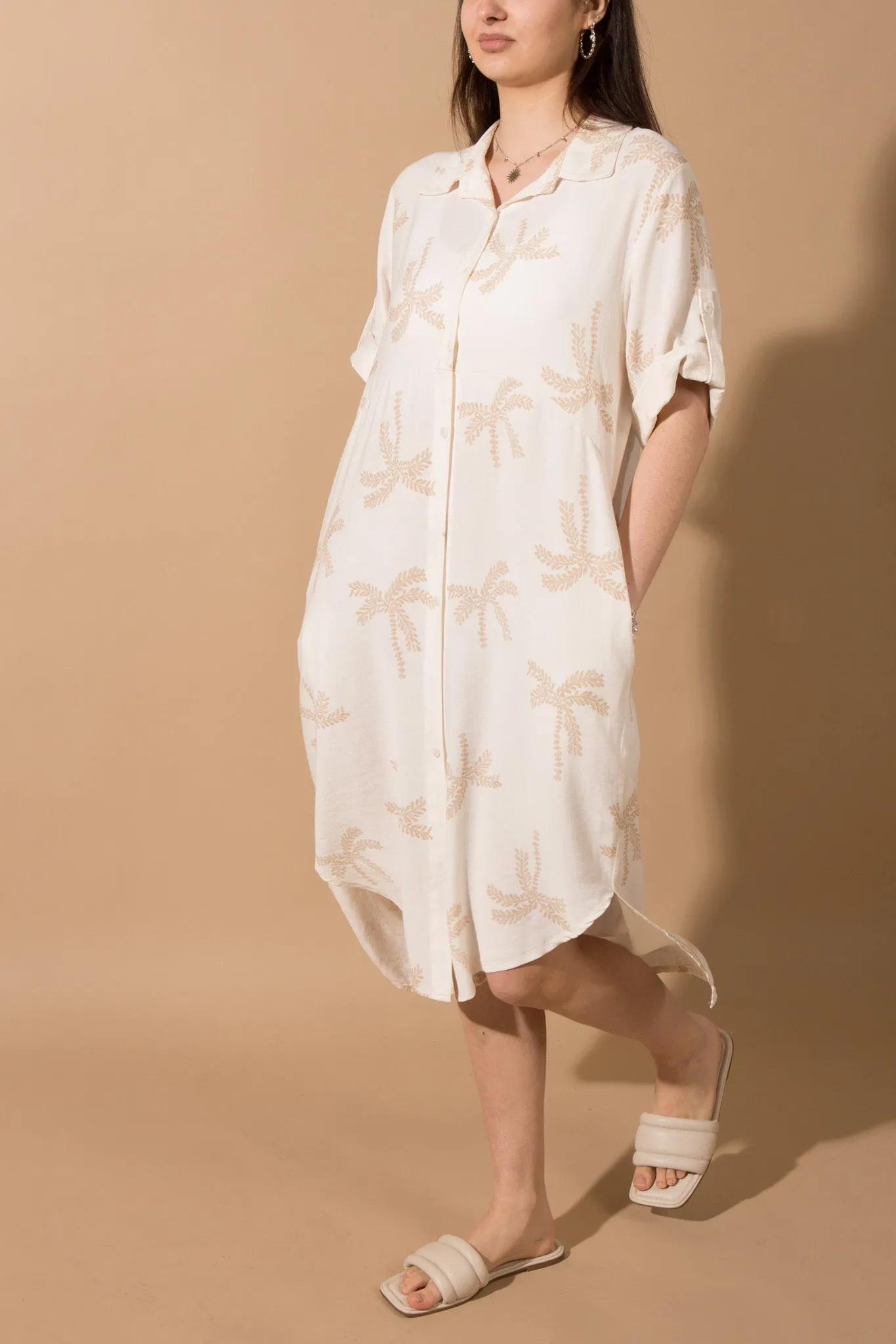 Palm Tree Long Shirt