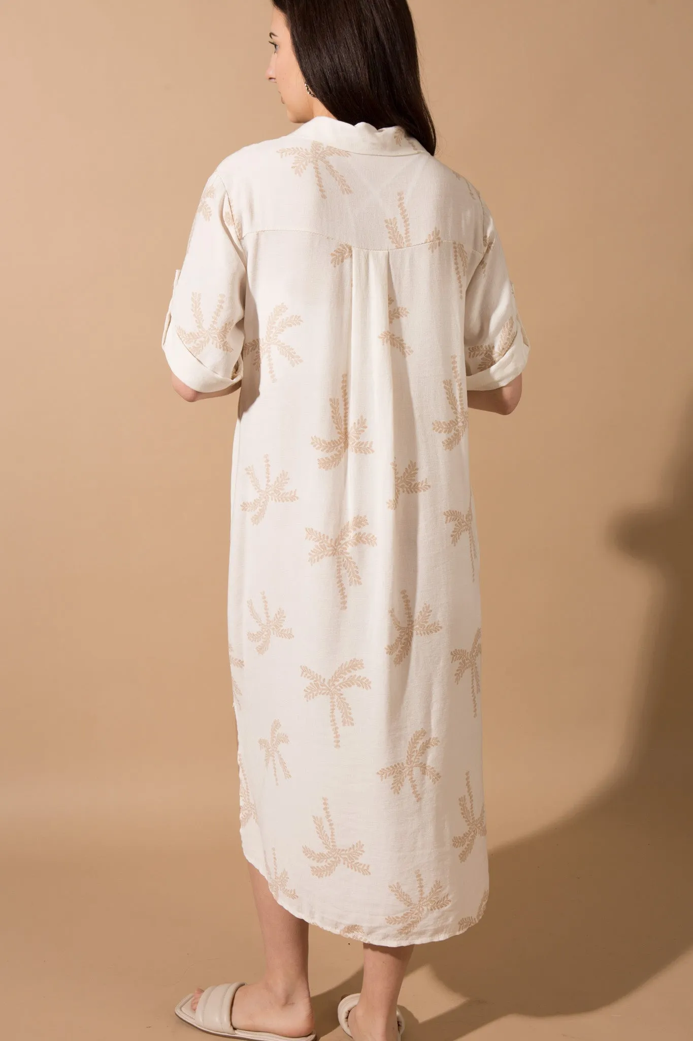 Palm Tree Long Shirt