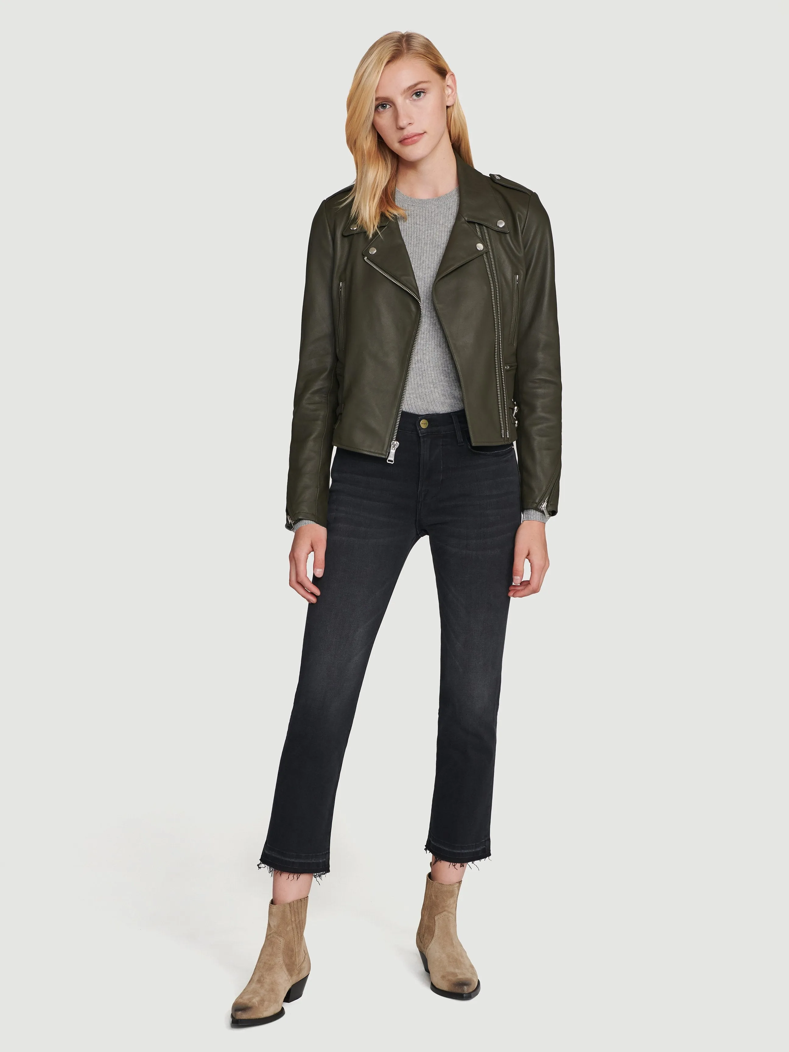 PCH Leather Jacket -- Deep Moss