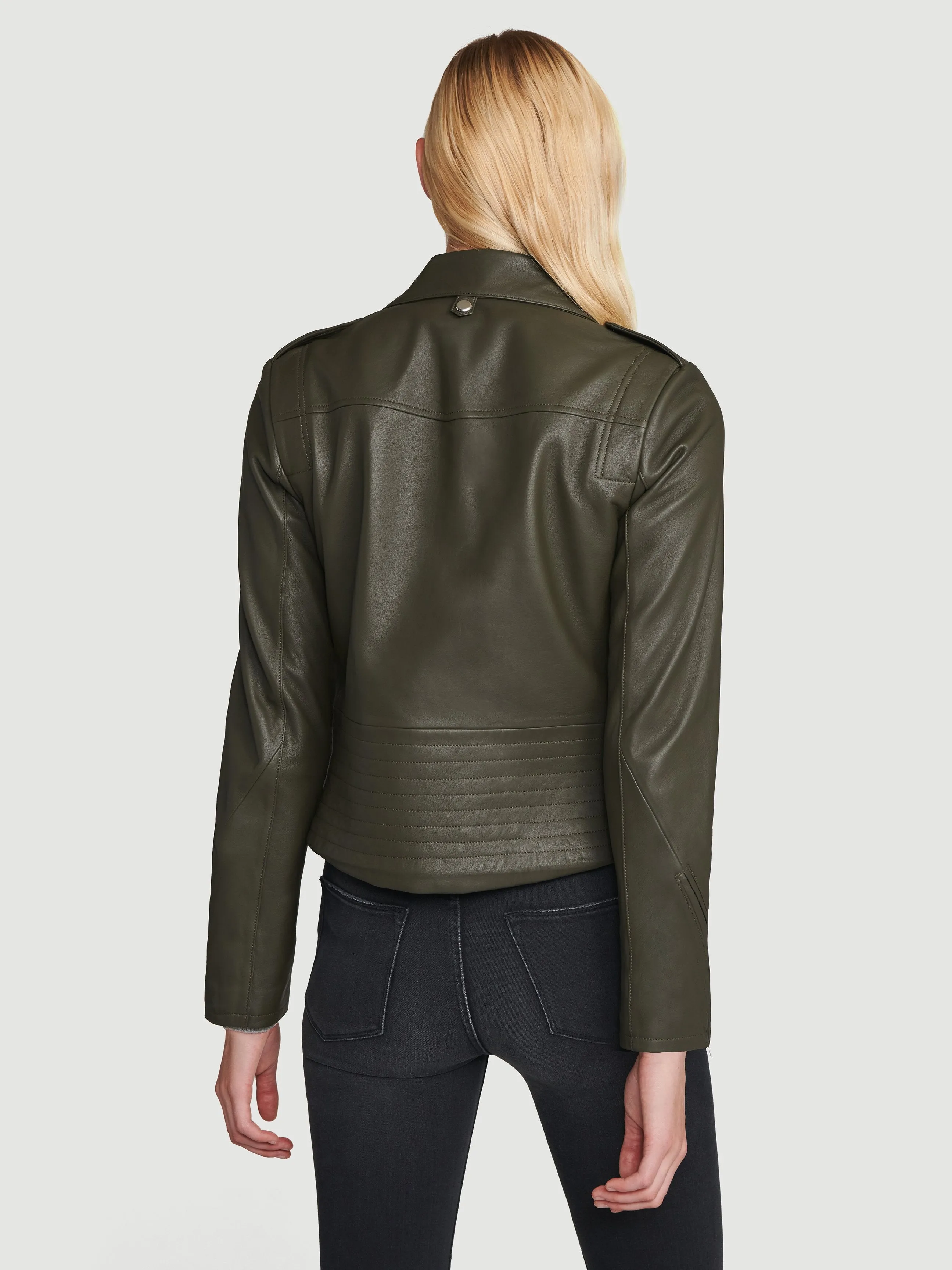 PCH Leather Jacket -- Deep Moss