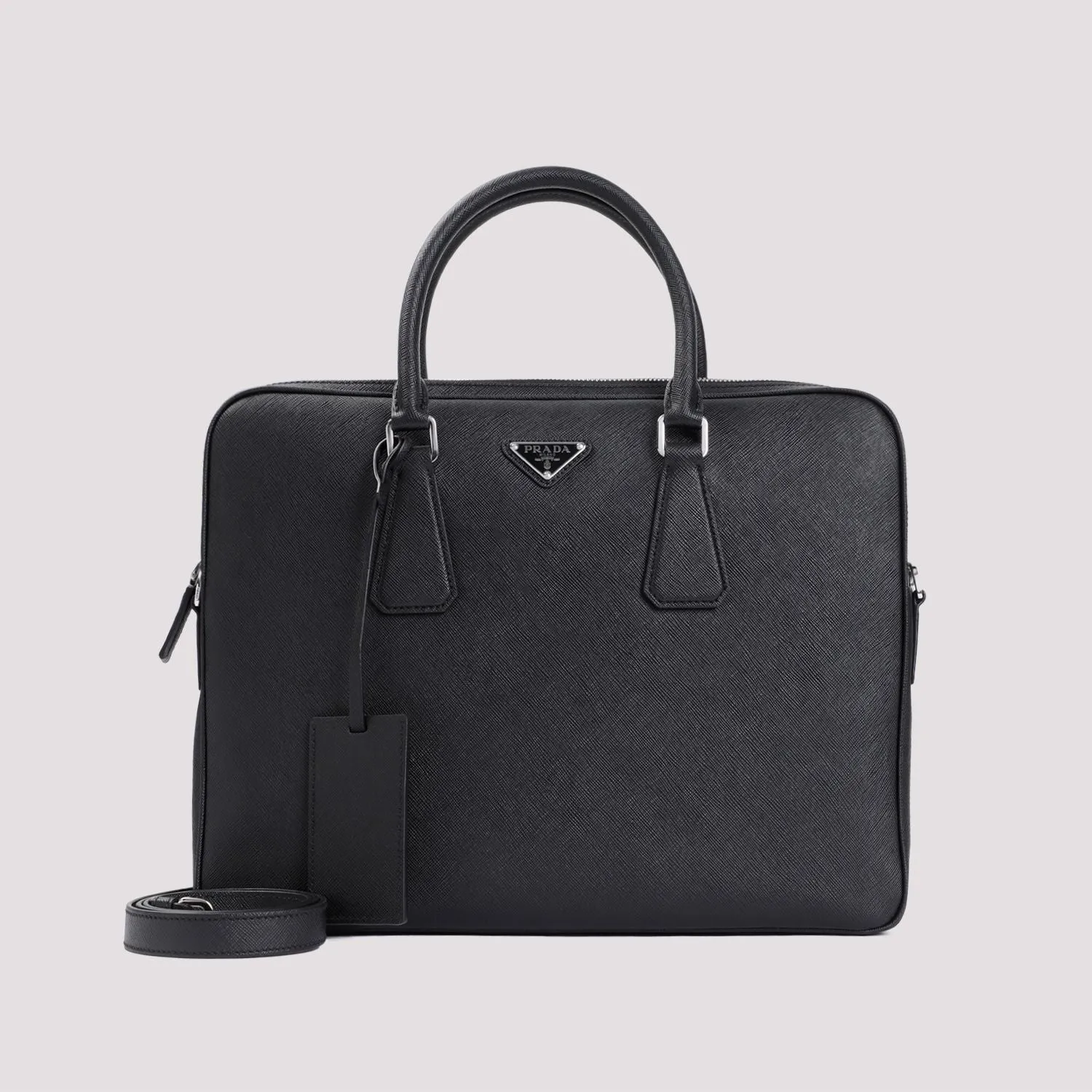 PRADA Saffiano Leather Briefcase - 36CM x 28CM x 5CM