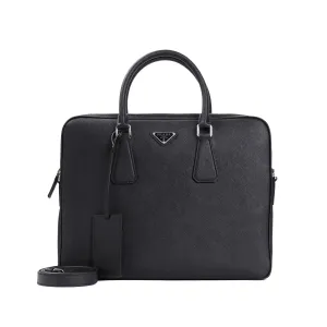 PRADA Saffiano Leather Briefcase - 36CM x 28CM x 5CM