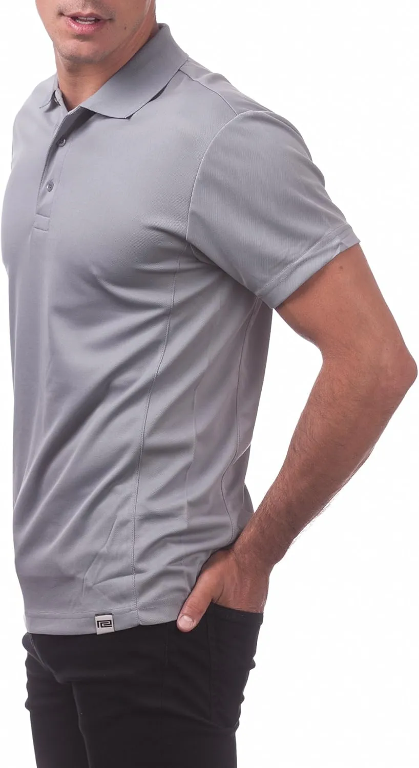 Pro Club Men's Performance Drypro Short Sleeve Polo
