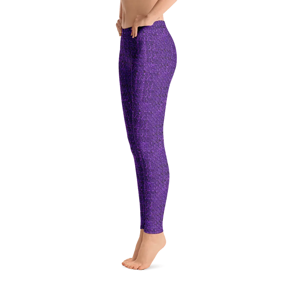 Purple Boucl Leggings