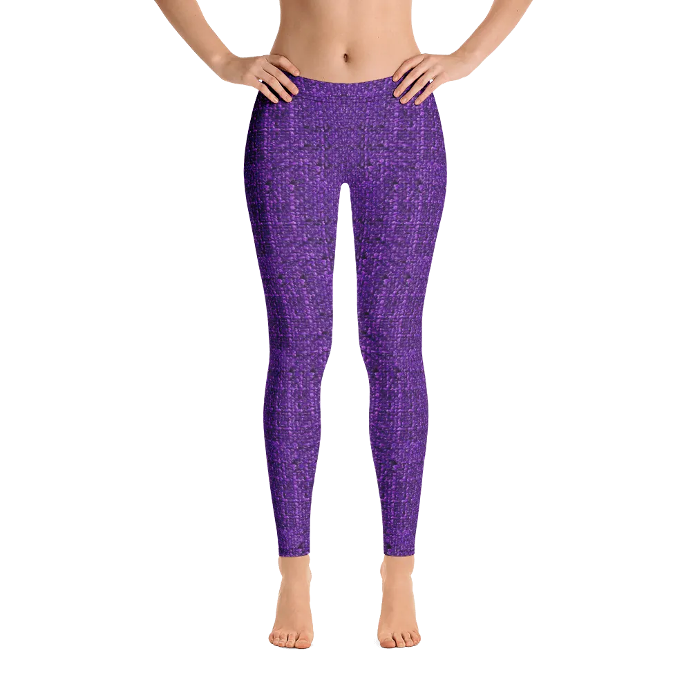 Purple Boucl Leggings