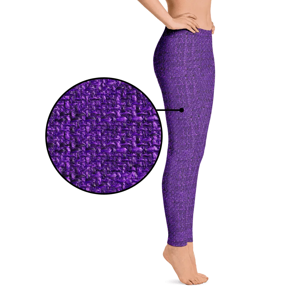 Purple Boucl Leggings