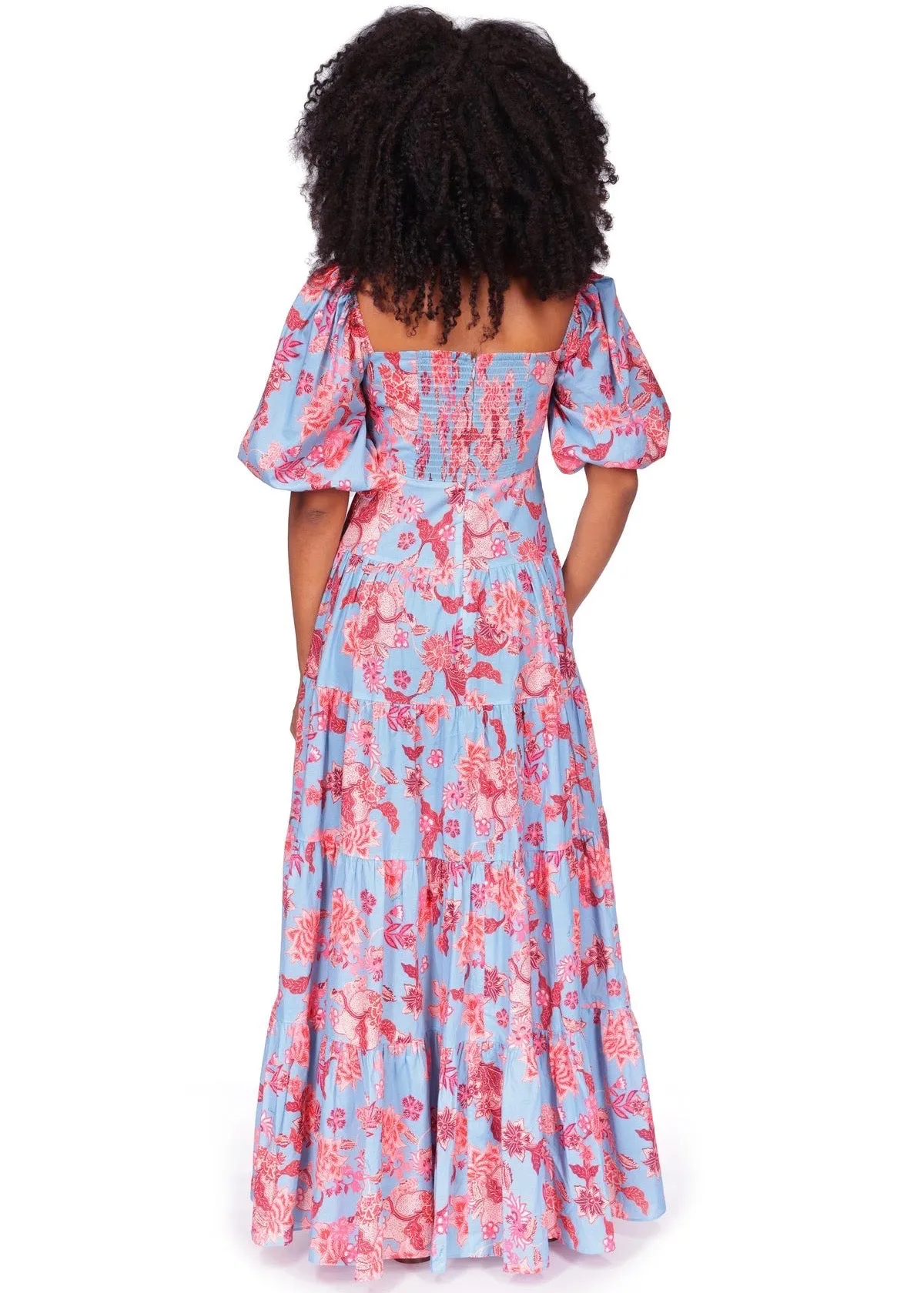 Quinn Dress (Nippon Blue Coral)