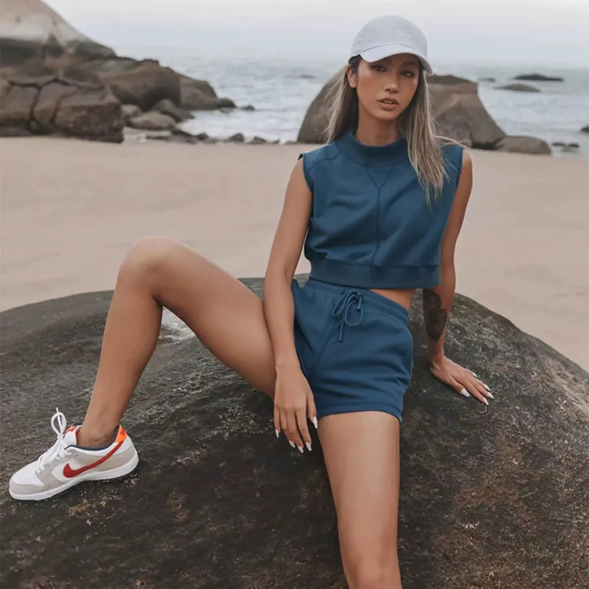 Quncy Casual Summer Sleeveless Set