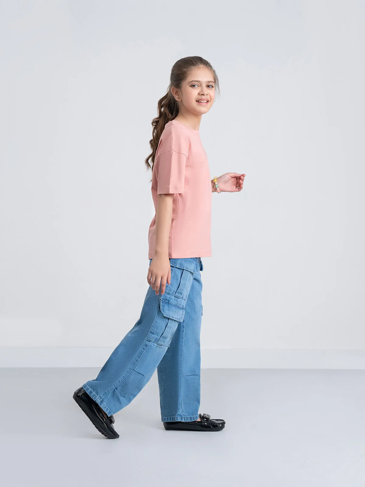 "GAVYN" Stylish Cargo Fit  Denim Pant