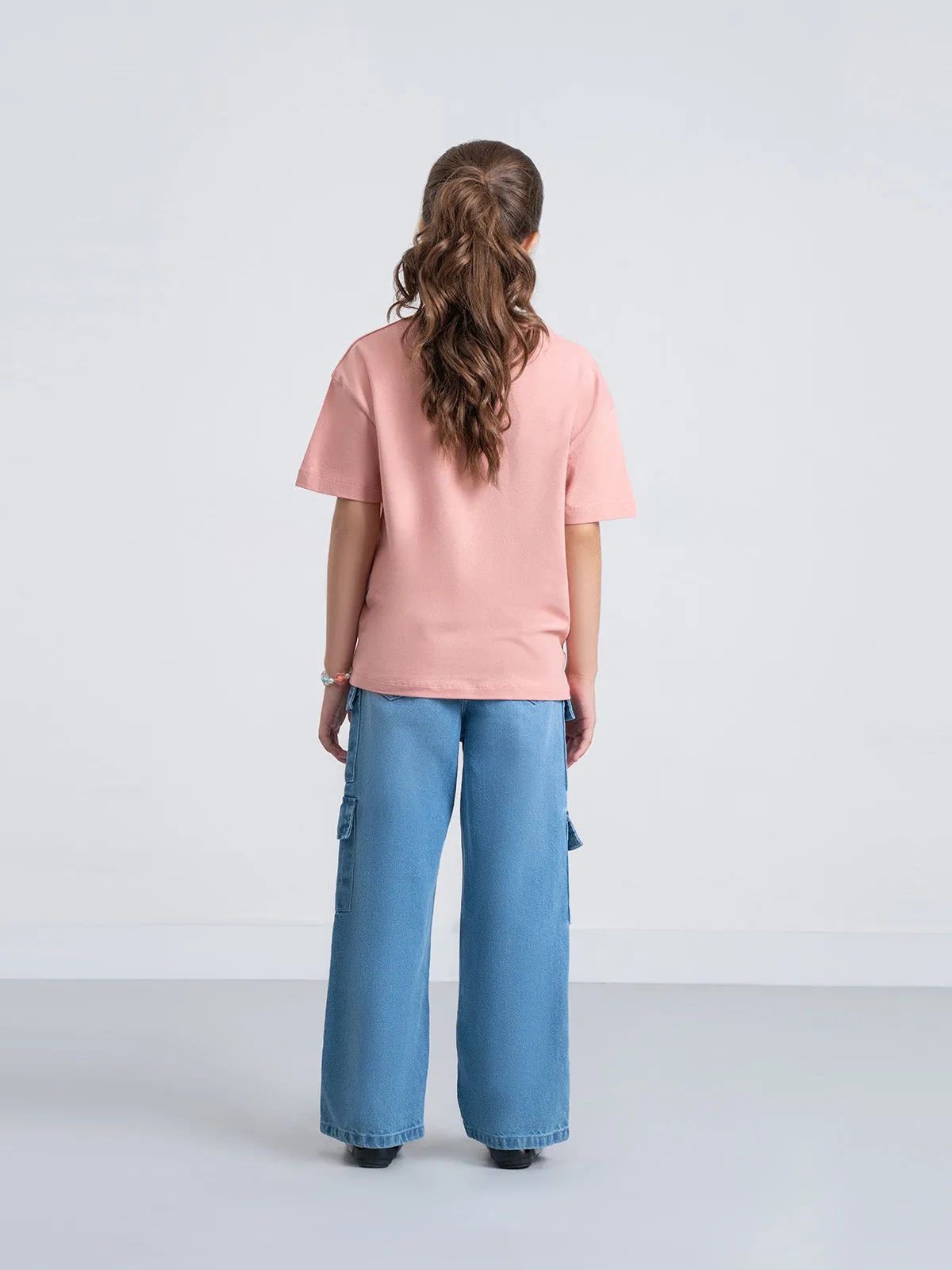 "GAVYN" Stylish Cargo Fit  Denim Pant
