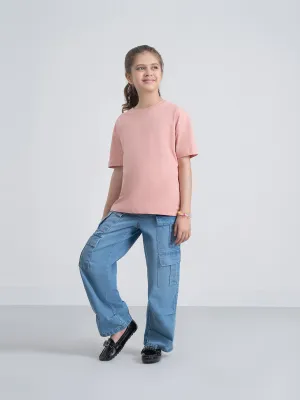 "GAVYN" Stylish Cargo Fit  Denim Pant