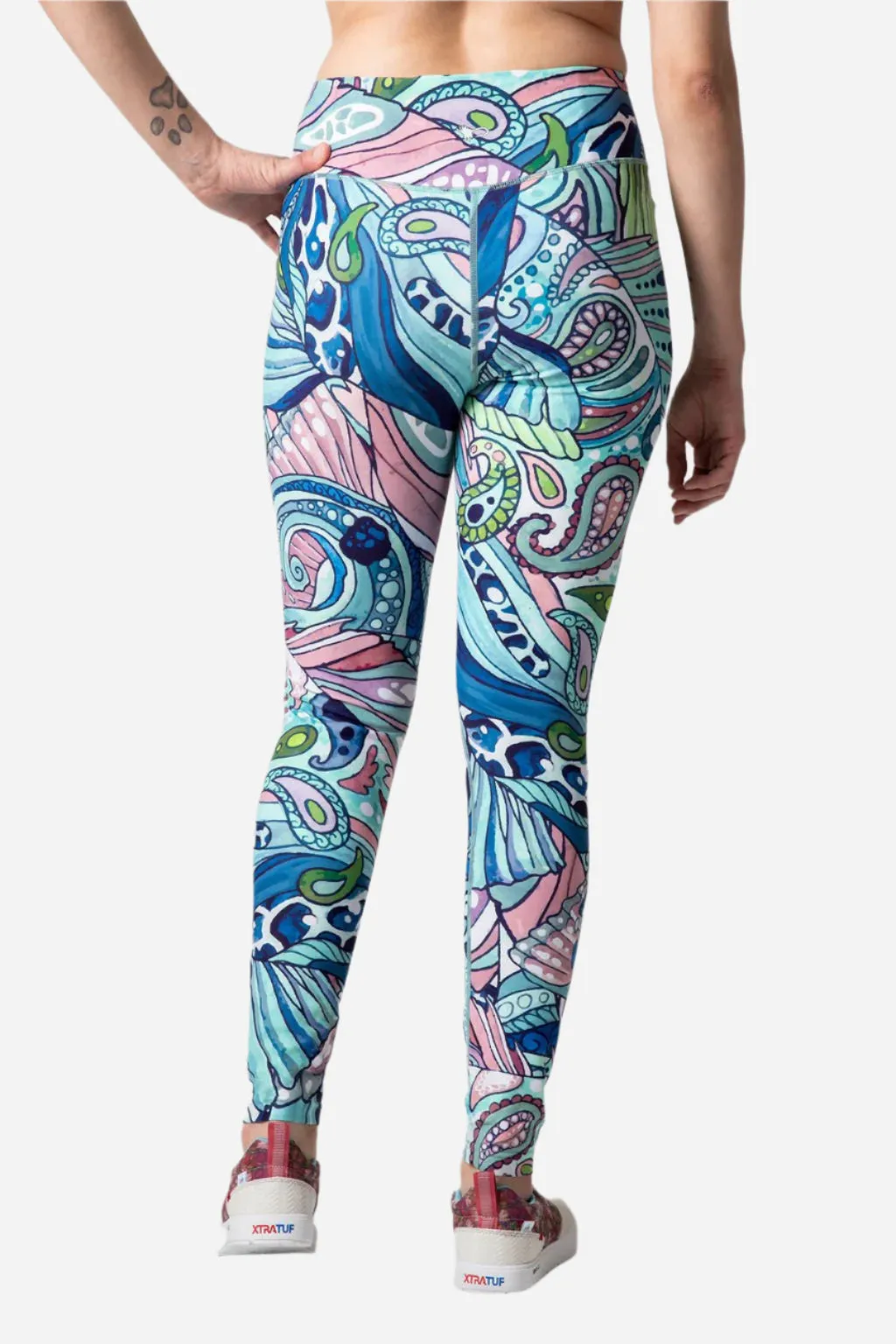 Radiant Redfish High-Waisted Leggings