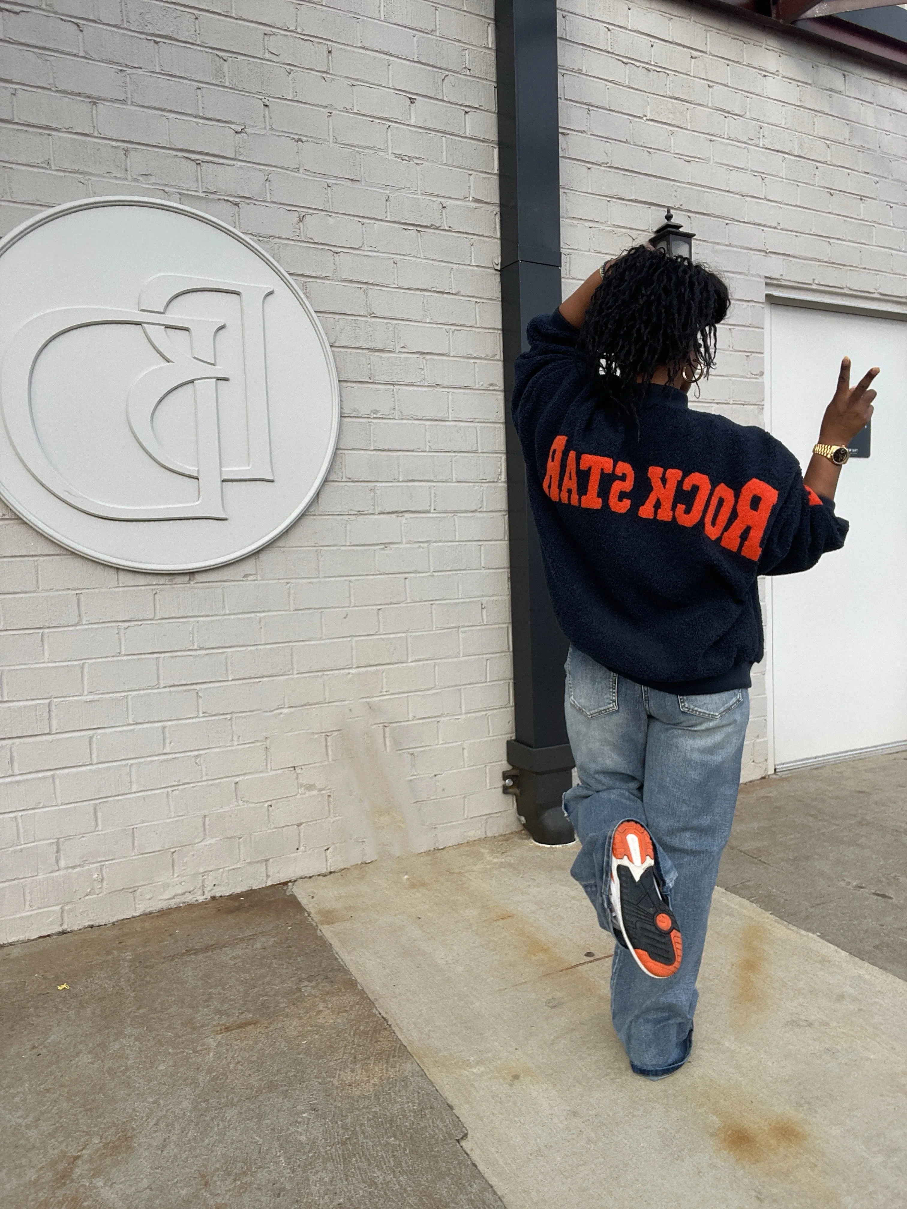 ROCKSTAR Oversized Fleece Jacket