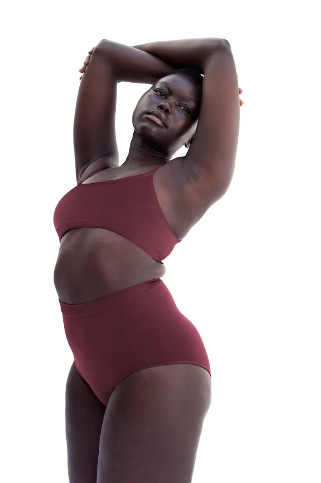 SINCERE Bra Top | Maroon