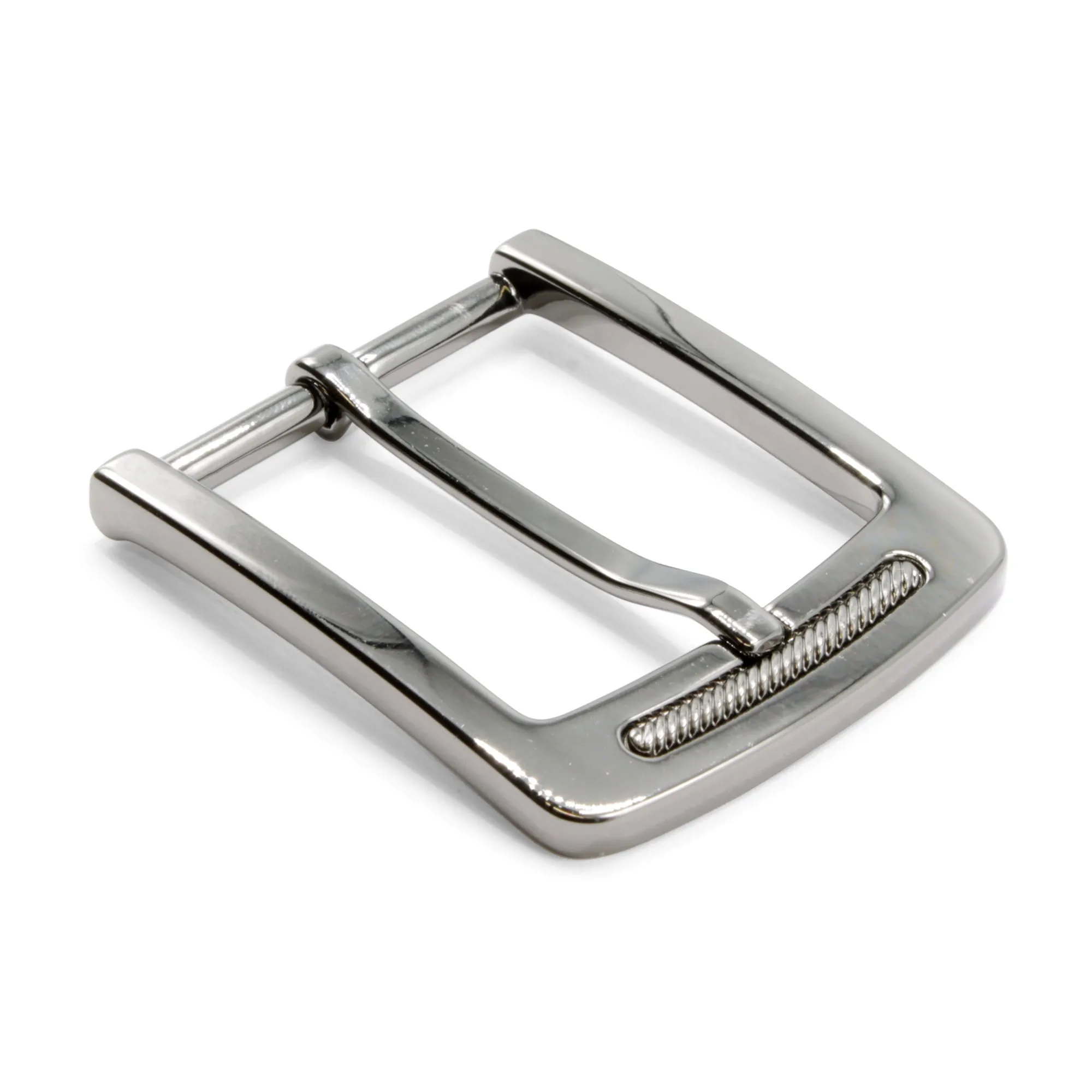 Sleek Rope Detail Prong Buckle 35mm
