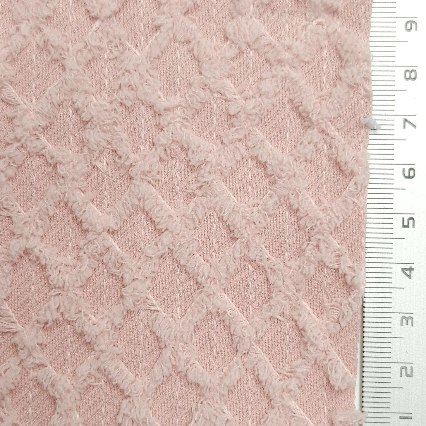 Solid Diamond Polyester Spandex Knit Fabric - FAB1582