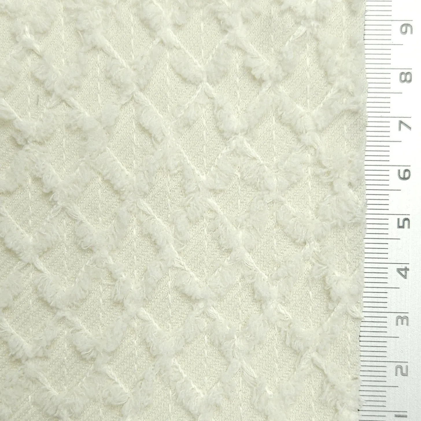 Solid Diamond Polyester Spandex Knit Fabric - FAB1582