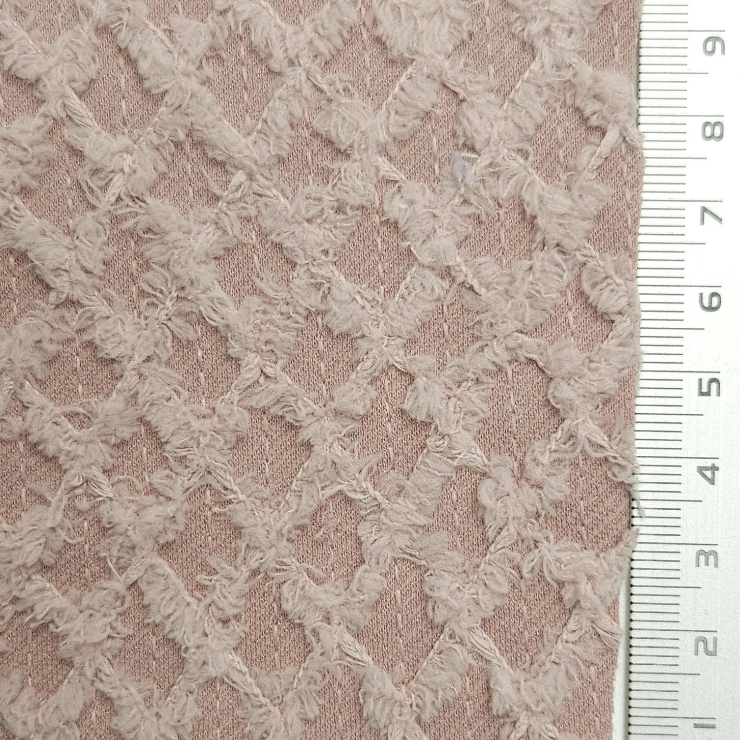 Solid Diamond Polyester Spandex Knit Fabric - FAB1582