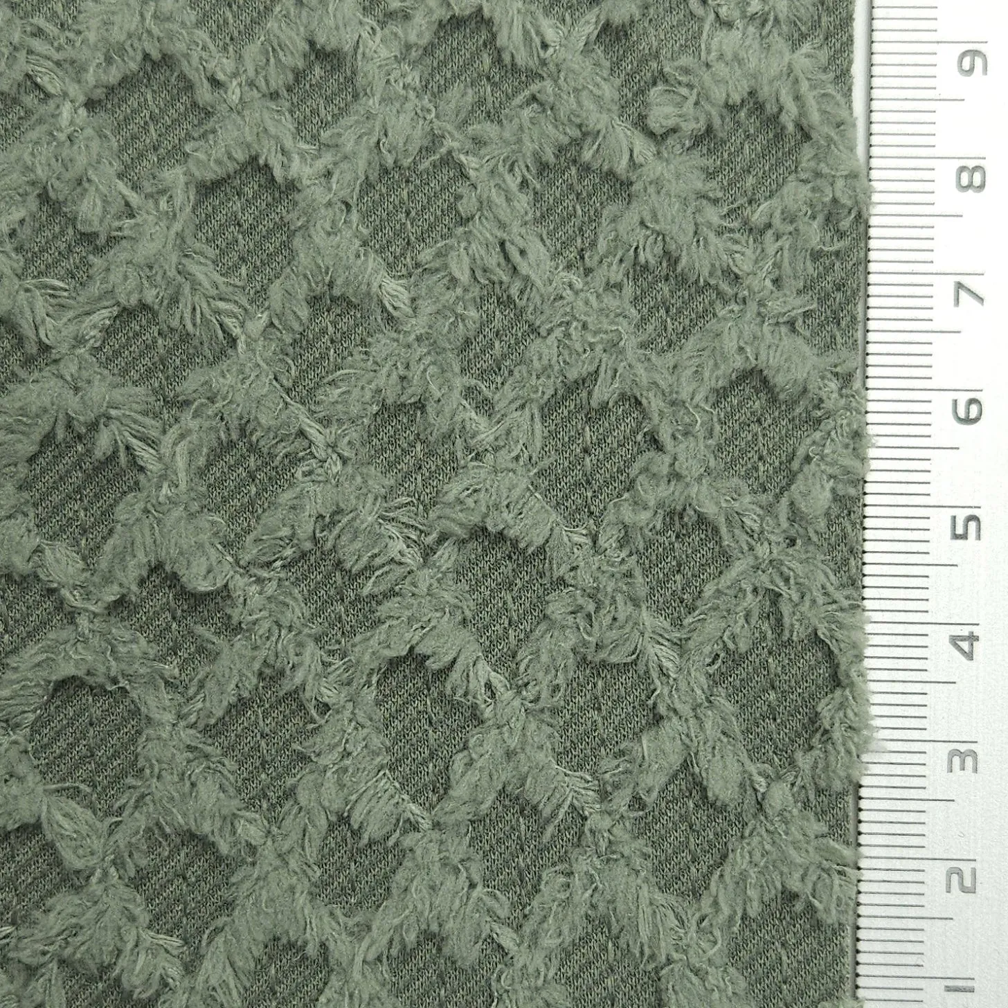 Solid Diamond Polyester Spandex Knit Fabric - FAB1582