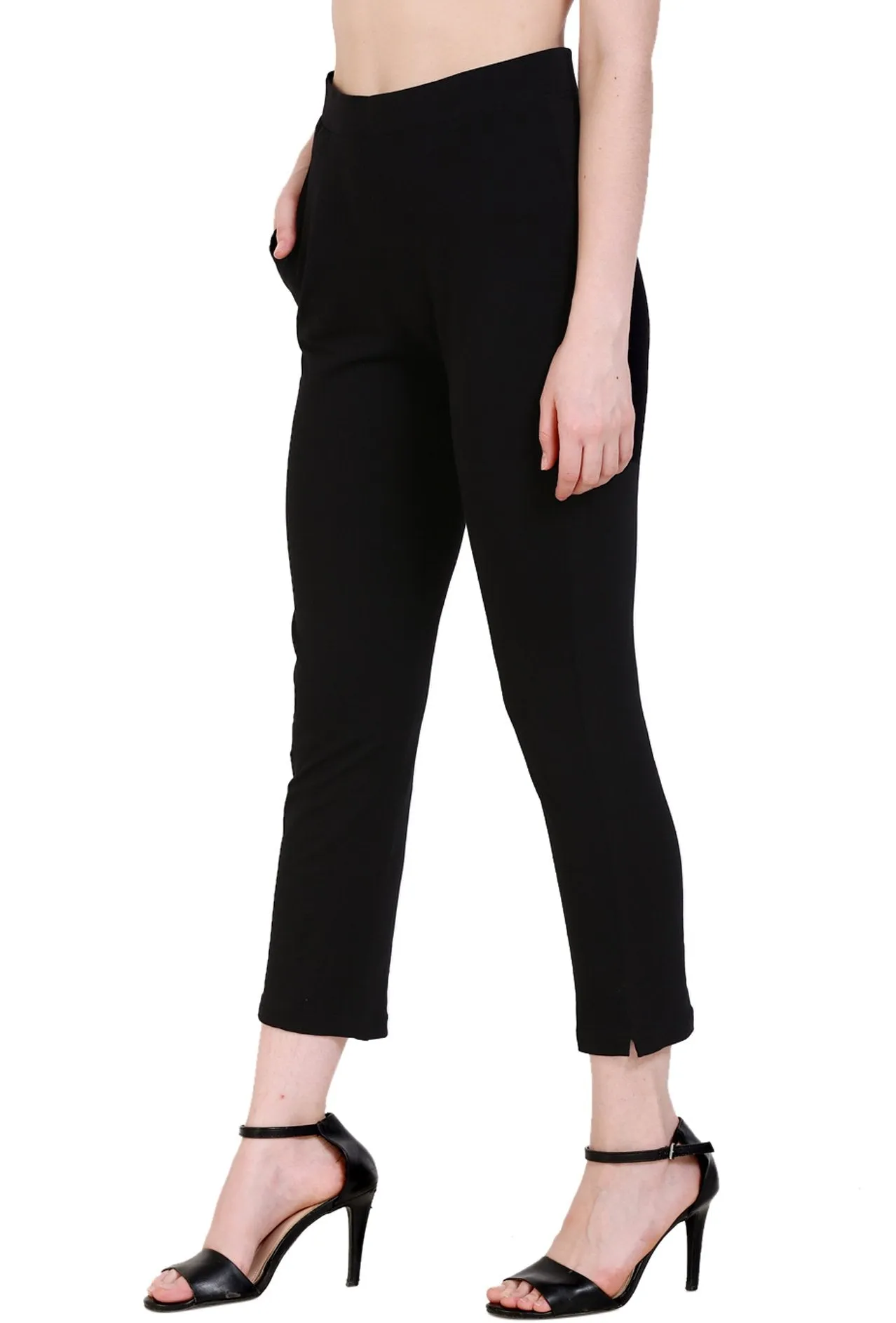 Sona Women's/Girl's International Soft  Cotton Regular Fit Straight Pants/Trouser-Red