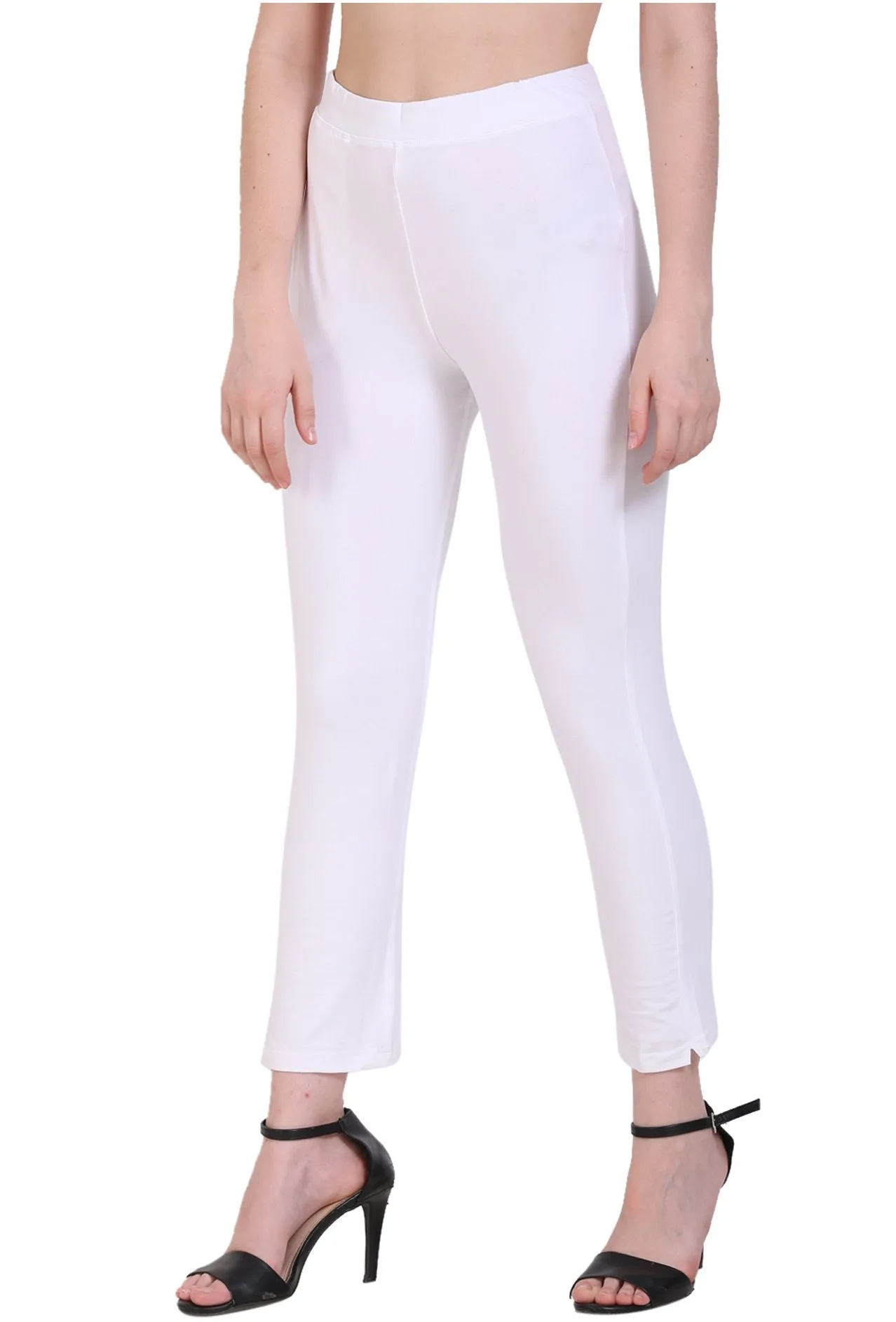 Sona Women's/Girl's International Soft  Cotton Regular Fit Straight Pants/Trouser-Red