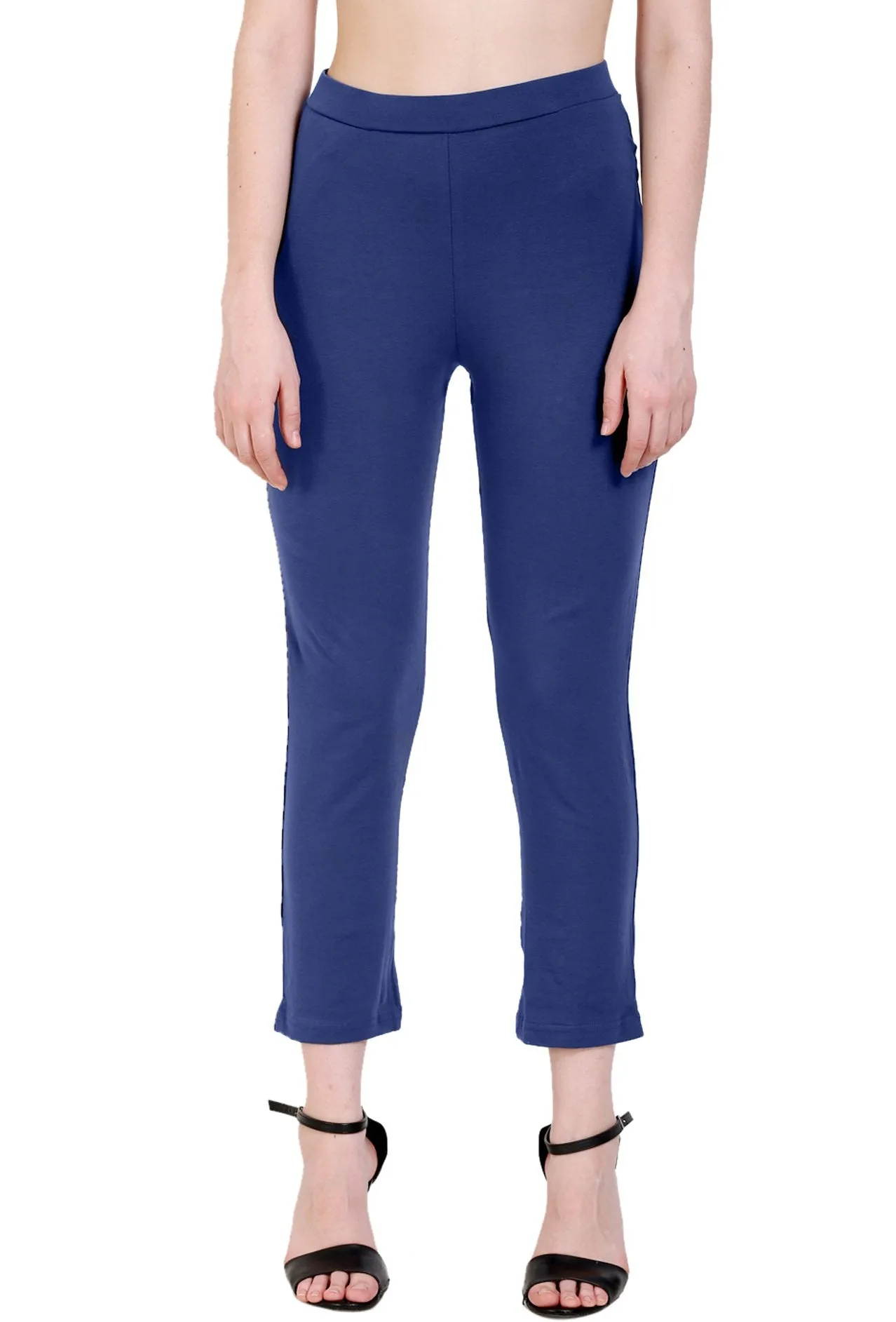 Sona Women's/Girl's International Soft  Cotton Regular Fit Straight Pants/Trouser-Red