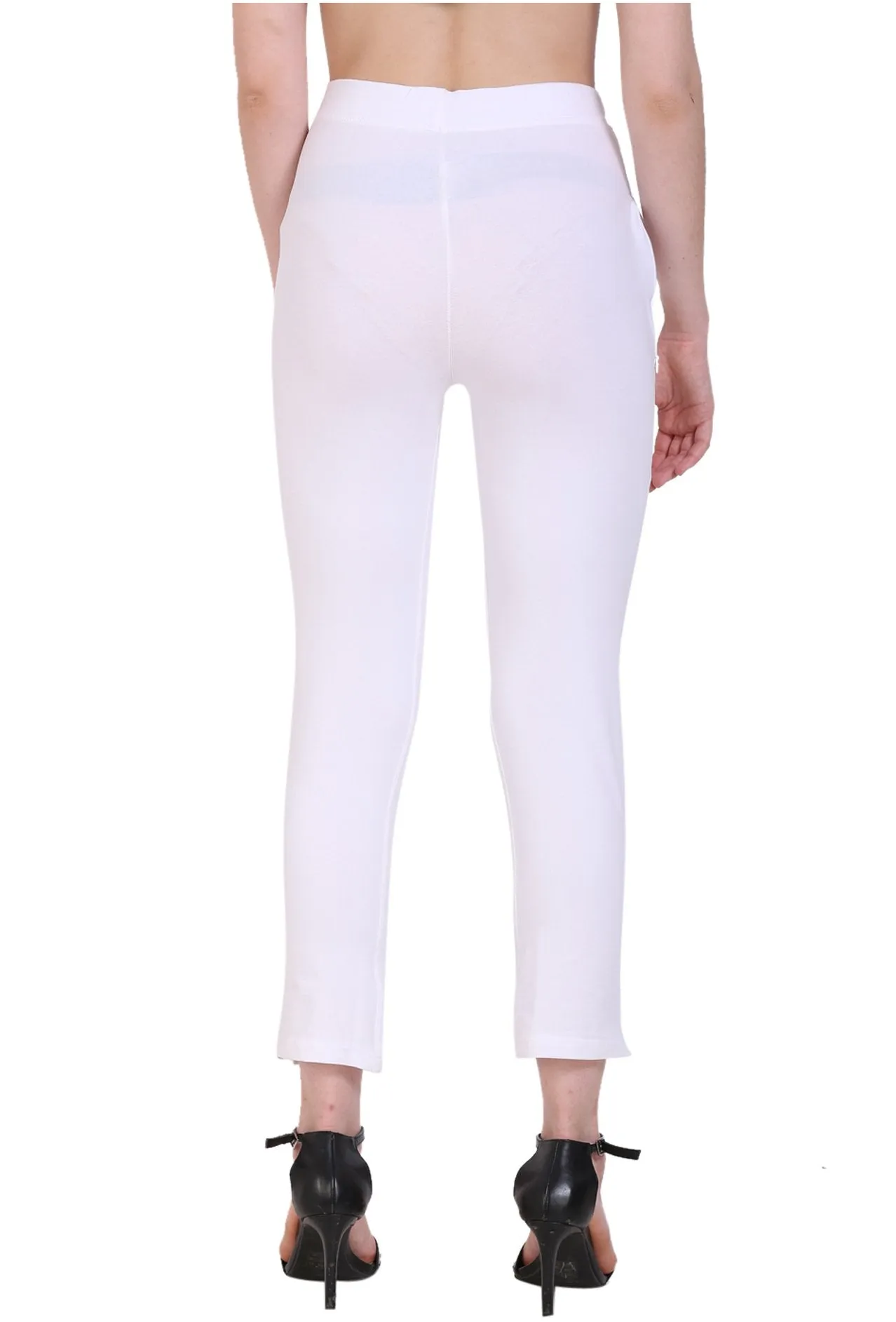 Sona Women's/Girl's International Soft  Cotton Regular Fit Straight Pants/Trouser-Red