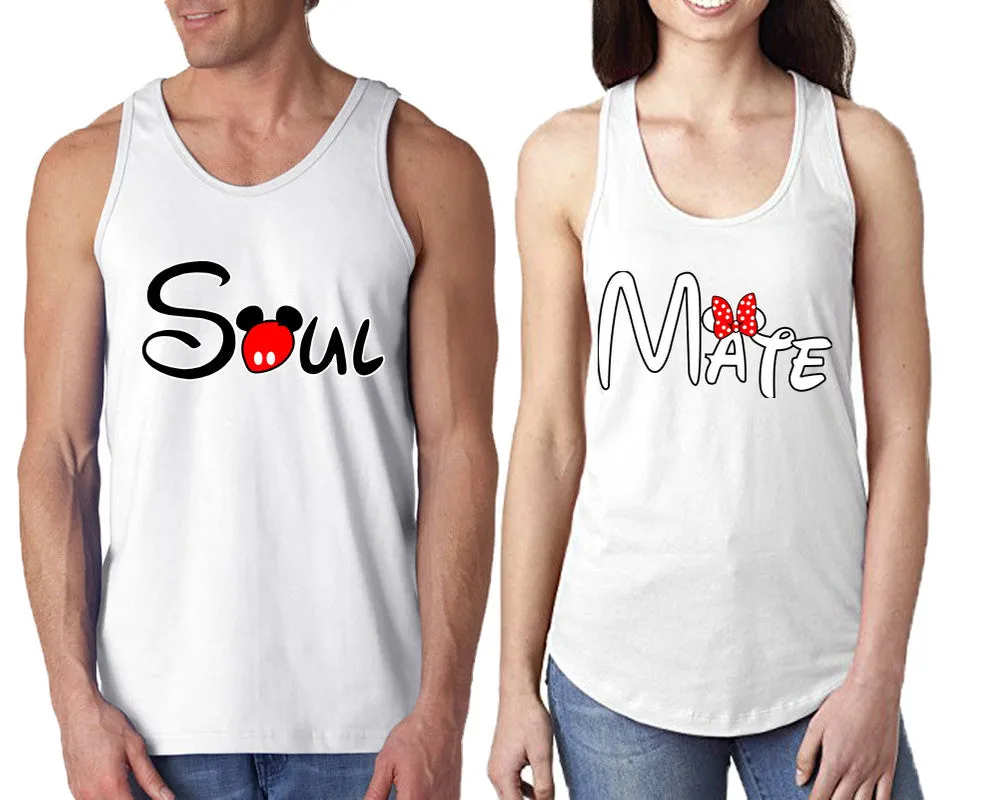 Soul & Mate Couple Matching Tank Tops – Comfortable & Stylish | Sold Separately in Unisex Sizes