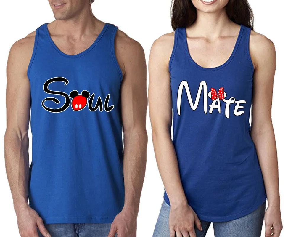 Soul & Mate Couple Matching Tank Tops – Comfortable & Stylish | Sold Separately in Unisex Sizes