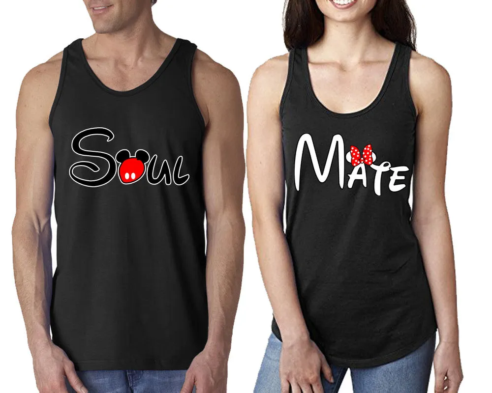 Soul & Mate Couple Matching Tank Tops – Comfortable & Stylish | Sold Separately in Unisex Sizes