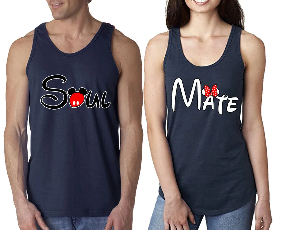 Soul & Mate Couple Matching Tank Tops – Comfortable & Stylish | Sold Separately in Unisex Sizes