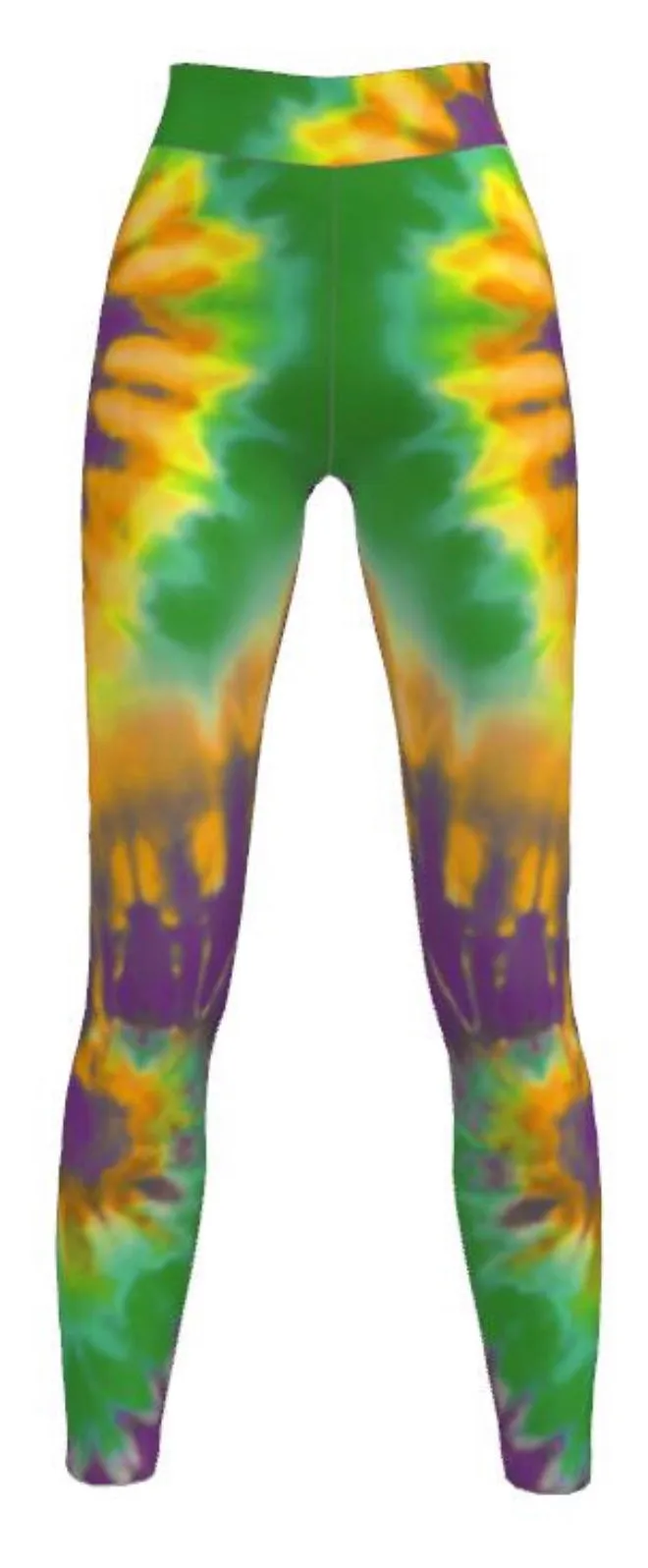 Spandex Leggings Adult - Tie Dye Swirls