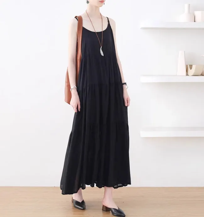 Summer Women's Linen Loose Long Dress/9987