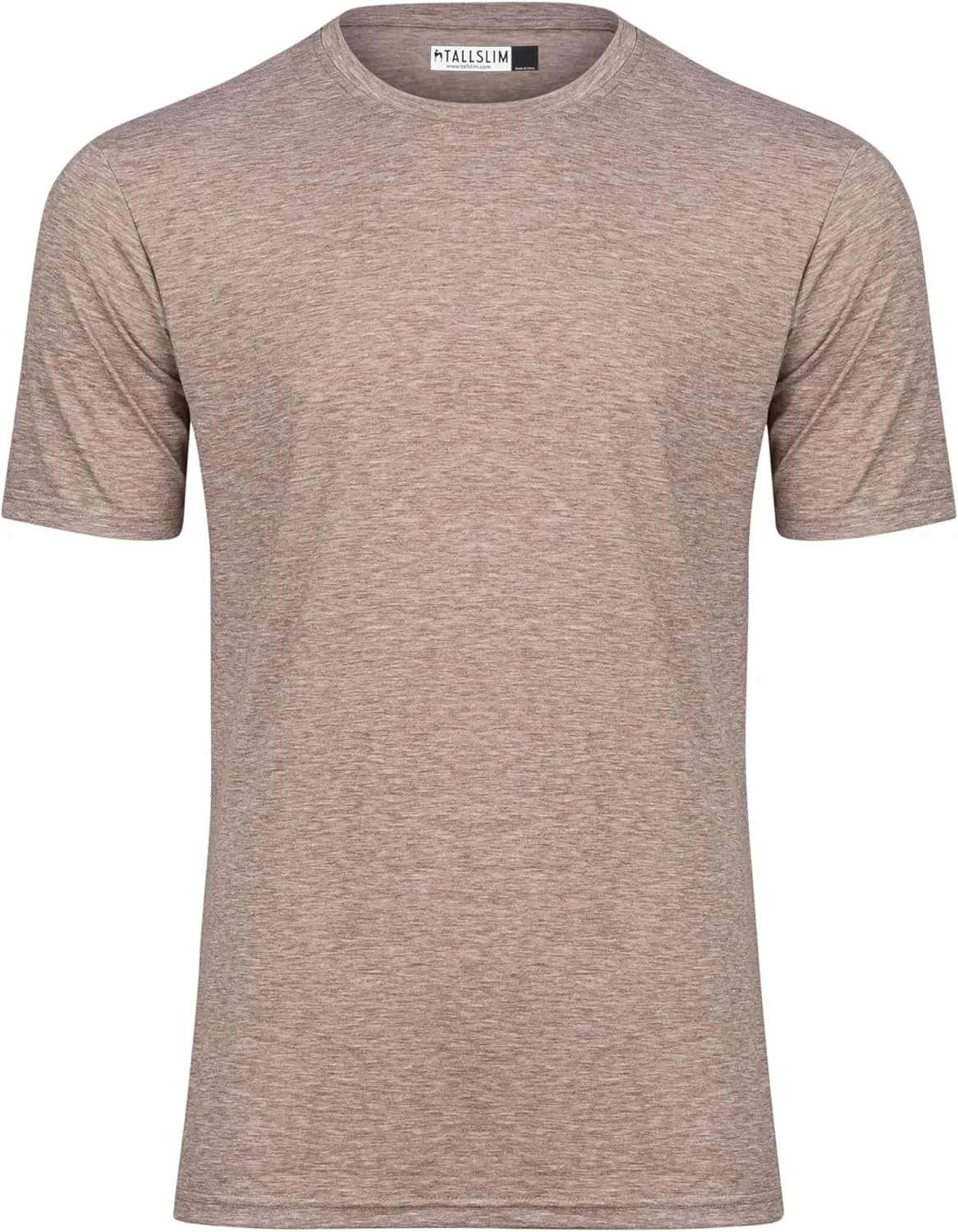 TallSlim Men's Tall Slim-Fit Short Sleeve Crewneck T-Shirt - Extra Long, Slim Fit, Preshrunk Easy Care