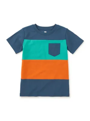Tea Collection | Colorblock Pocket Tee