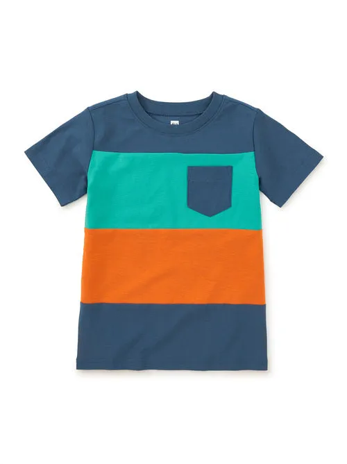 Tea Collection | Colorblock Pocket Tee