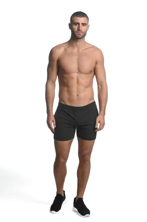 Textured Stretch Performance Shorts