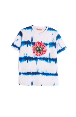 Tie Dye T-Shirt in Blue White