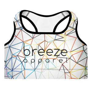 'Triangulum' padded sports bra
