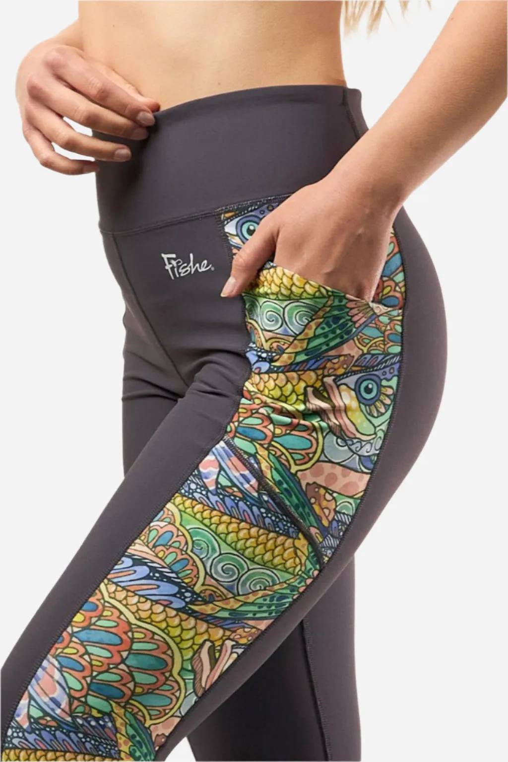 Tropical Tarpon Pocket Leggings