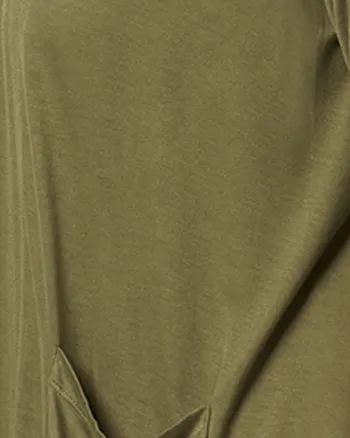Valerie Short Sleeve Cardigan | Olive Green