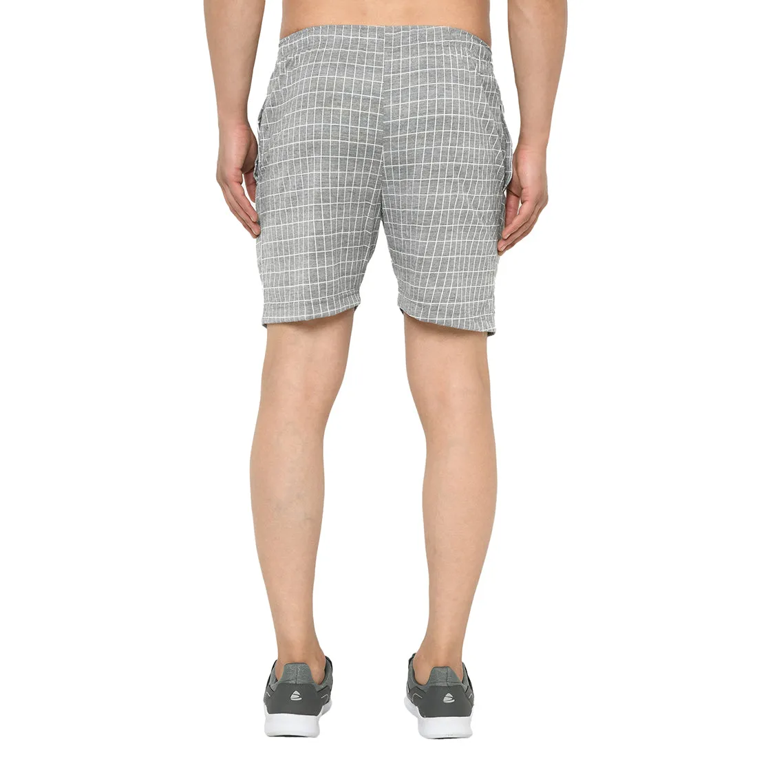 Vimal Jonney Grey Shorts For Men's