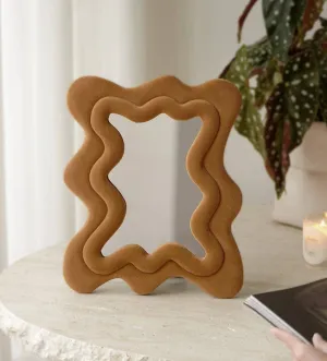 Wavy Velvet Mirror