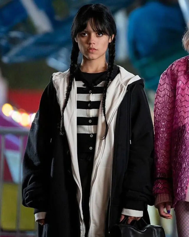 Wednesday Oversized Black Jacket