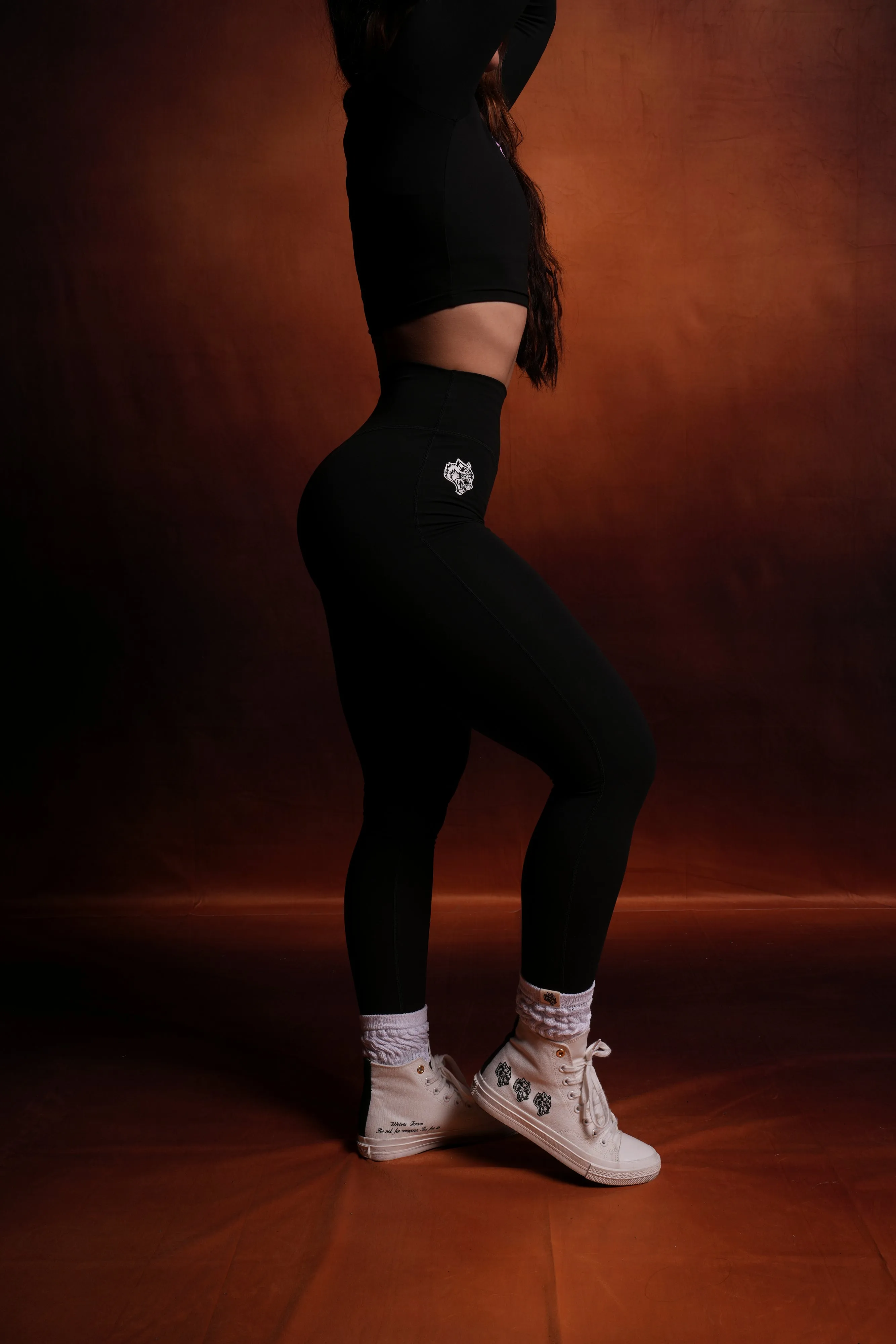 Wolves Hesh Forever "Beau" Leggings in Black