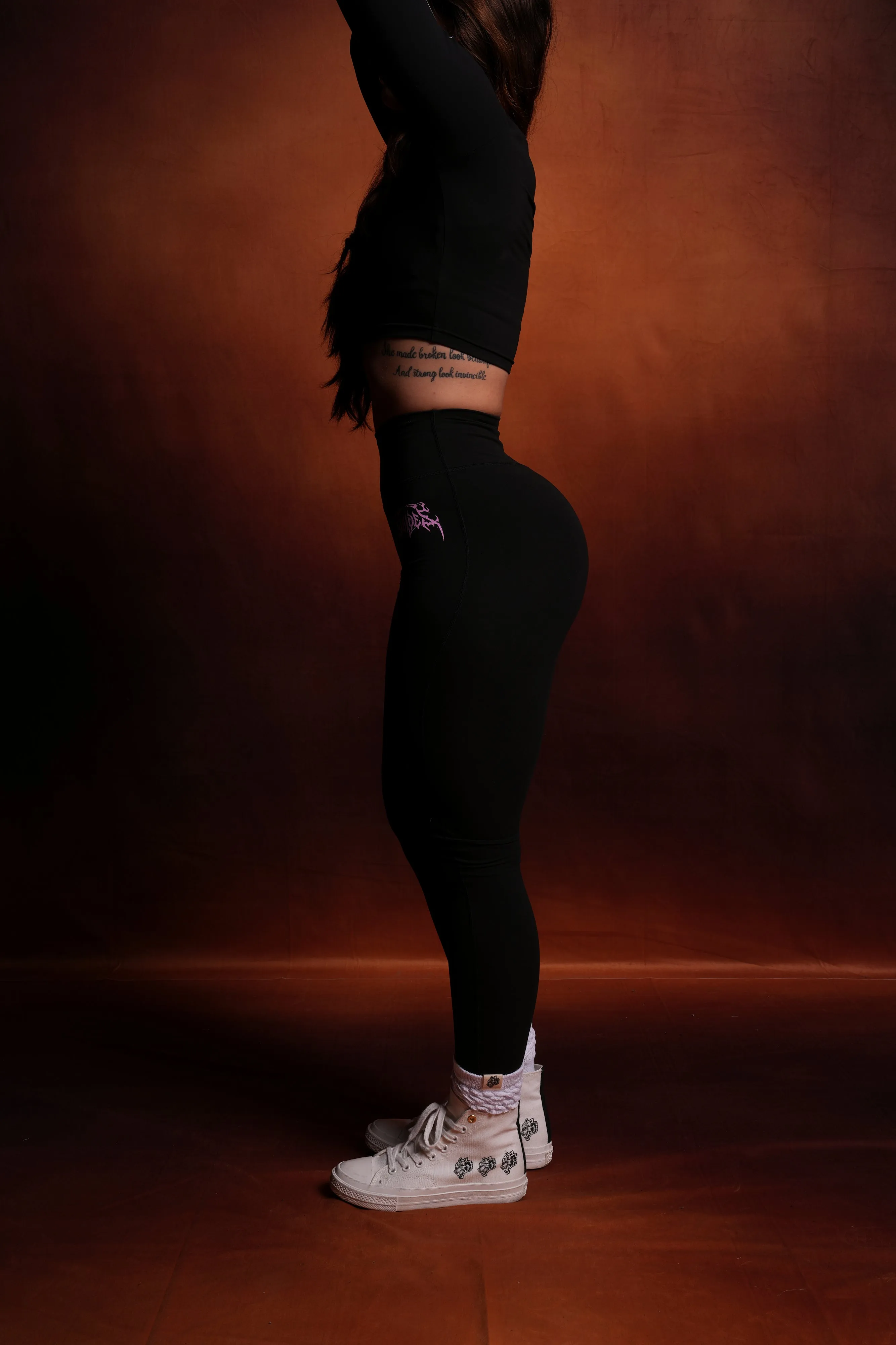 Wolves Hesh Forever "Beau" Leggings in Black