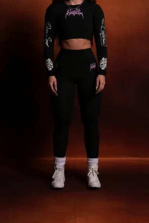 Wolves Hesh Forever "Beau" Leggings in Black