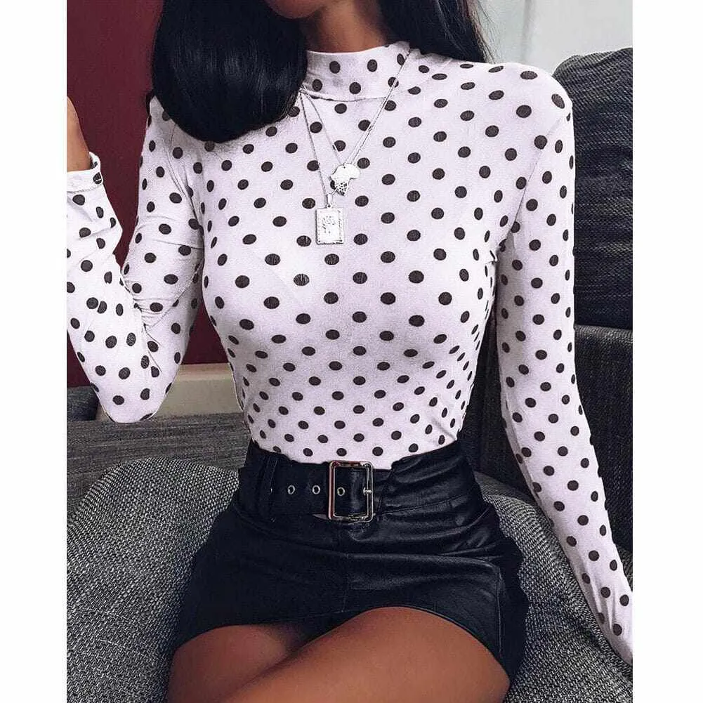 Women Casual Sexy Long-Sleeve Perspective Chiffon Top