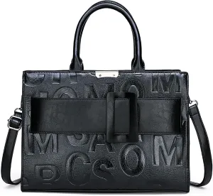 Women Tote Bag PU Leather Classy Briefcase for Work Waterproof Handbag Professional Shoulder Bag Women Business Office Bag