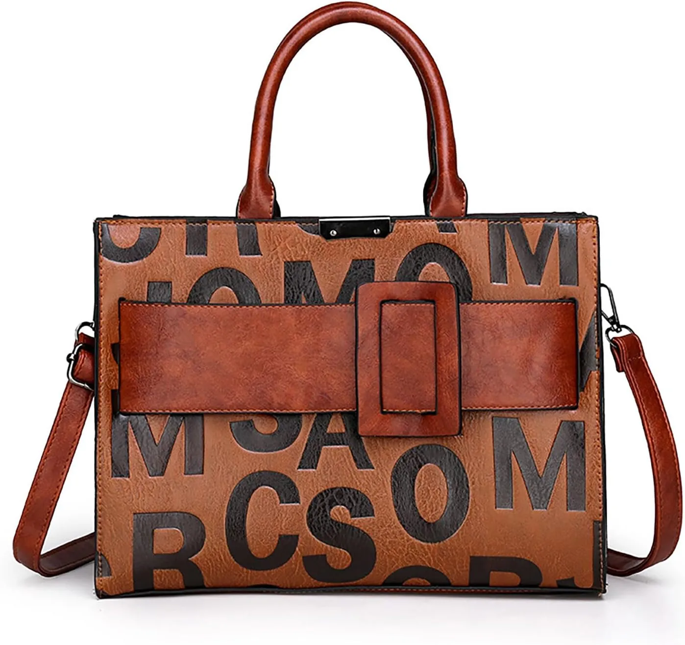 Women Tote Bag PU Leather Classy Briefcase for Work Waterproof Handbag Professional Shoulder Bag Women Business Office Bag